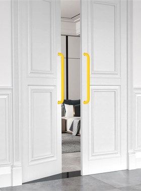 O型不锈钢玻璃门拉手大门有框蓝色大红色淋浴房木门加厚304可定制