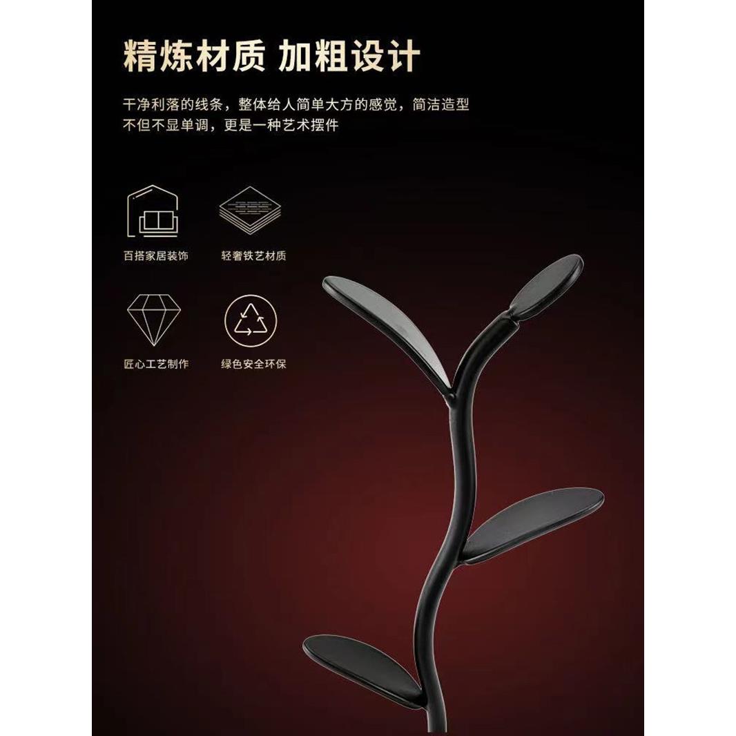 杯架树形水杯置物架家用客厅餐桌咖啡茶杯子收纳架木质沥水挂杯架