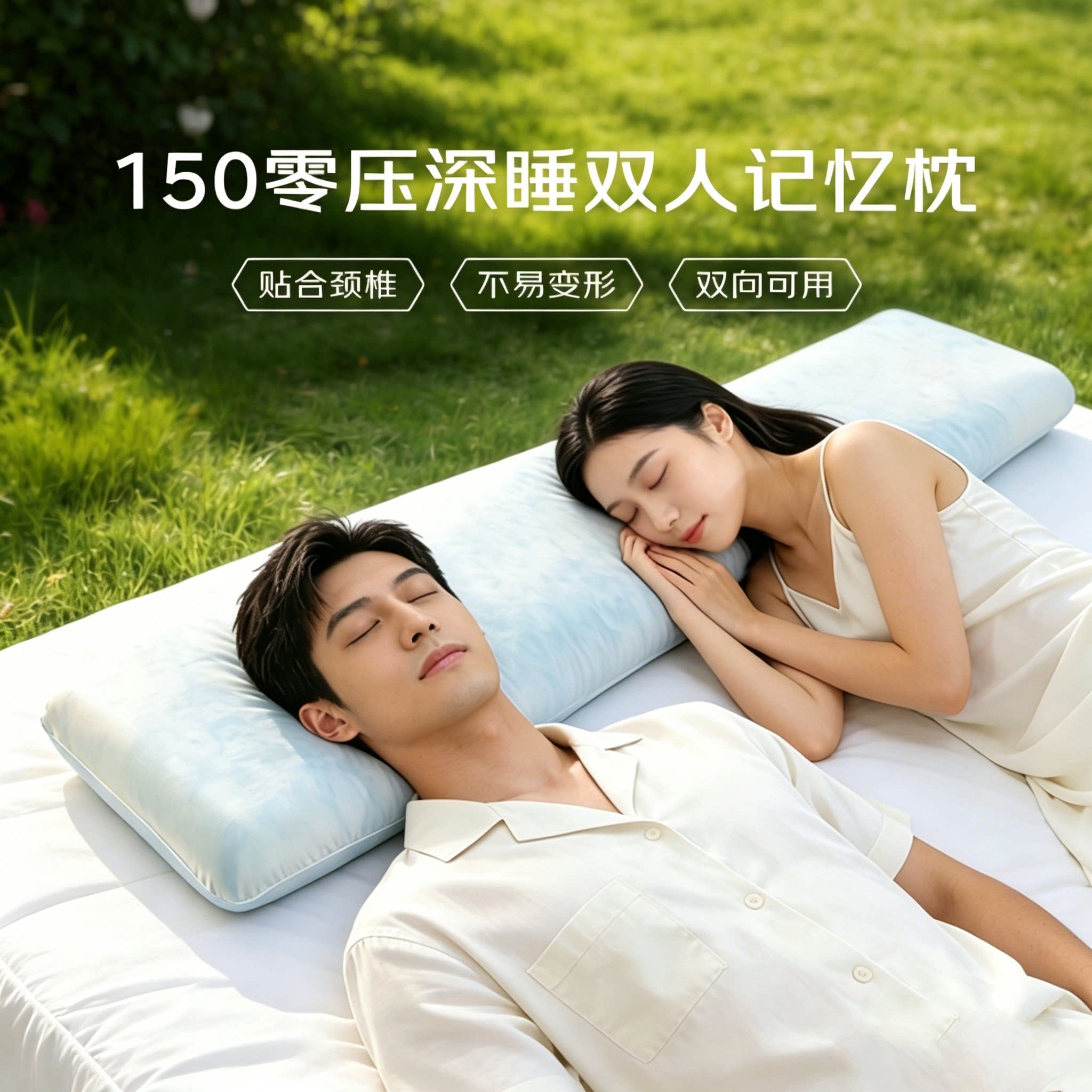 张御1米8双人长条记忆枕头加长款
