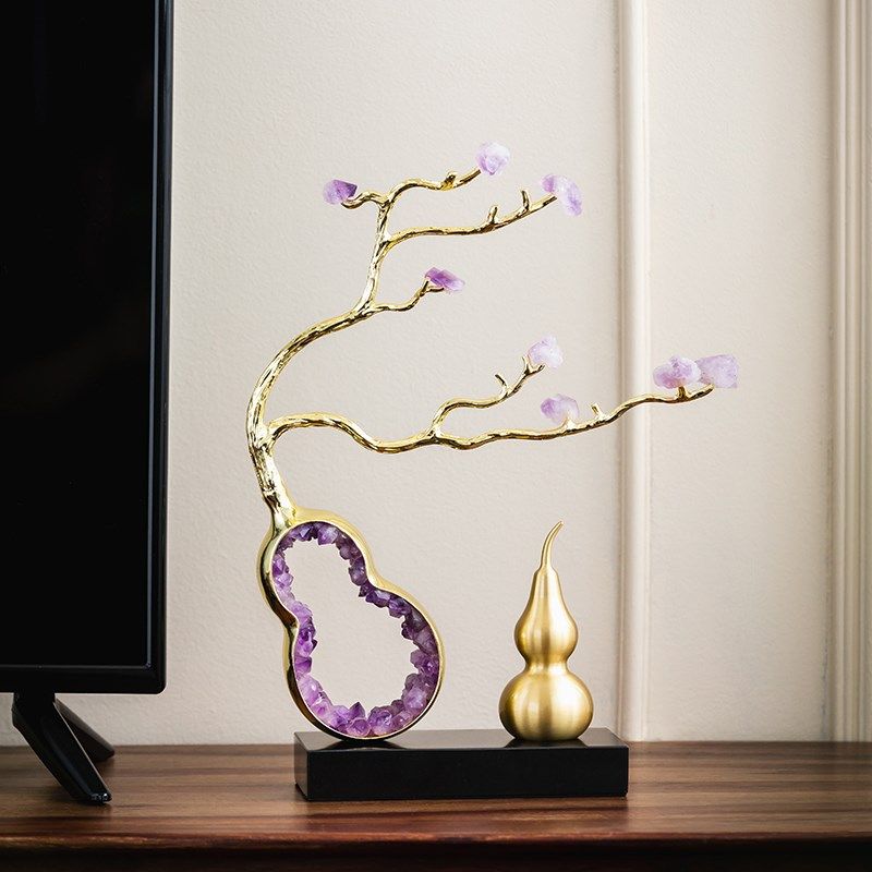 收获小屋轻奢客厅装饰水晶玄关酒柜乔迁新居礼品福禄双全高档摆件,纺织面料/辅料/配套,服装加工设备,淘宝优惠券,粉丝福利购,淘宝优惠卷