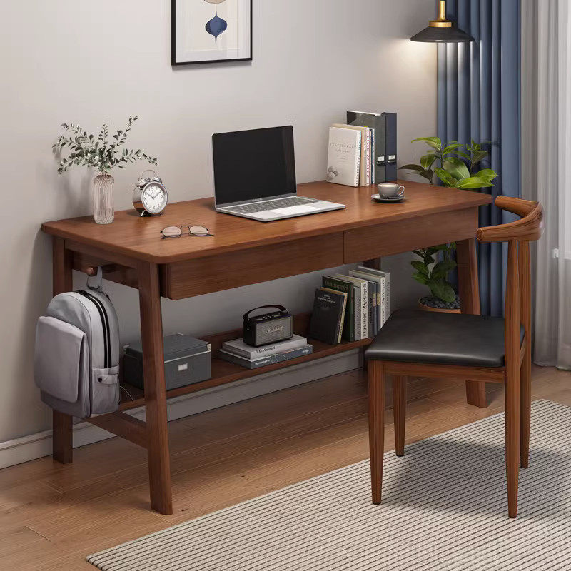 简易书桌家用学生实木腿卧室简约学习桌子工作台电脑桌办公写字台,畜牧/养殖物资,畜牧/养殖器械,淘宝优惠券,粉丝福利购,淘宝优惠卷