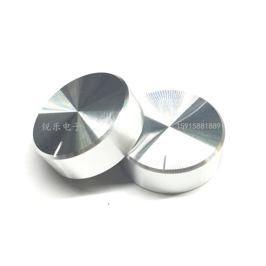议价-电位器旋钮银色功放旋钮30x10光身铝旋钮音量旋钮6mm电位器