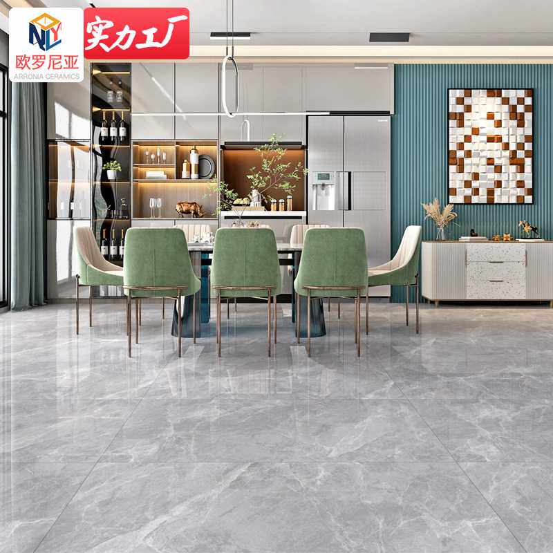 轻奢风地板砖 佛山瓷砖750x1500通体大理石客厅餐厅别墅通铺