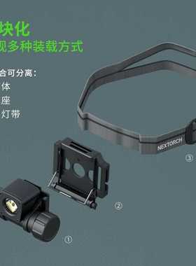纳丽德NEXTORCH oStar高亮头灯夜间照明灯多功能检修灯便携家用