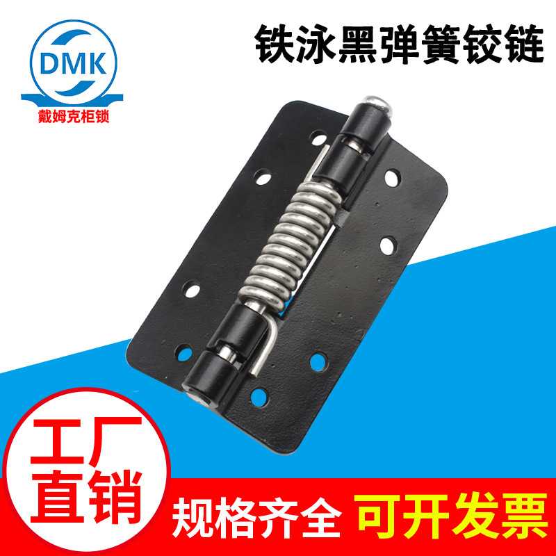 弹簧合页自动回位关门闭门器CL251-5配电箱机械柜门黑色平开铰链