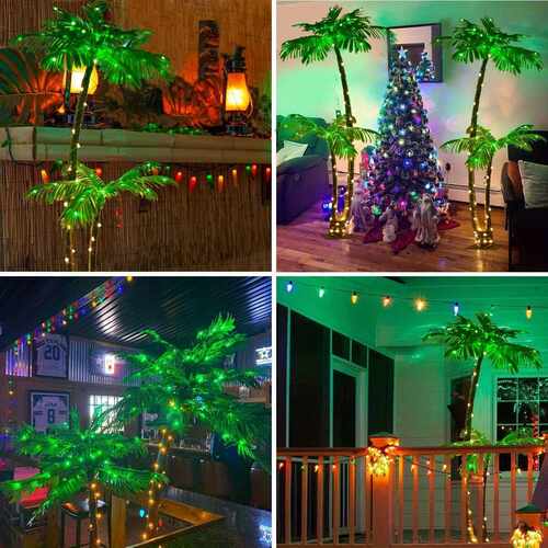 led Solar Palm Tree Lights with Remote Control –棕榈树灯