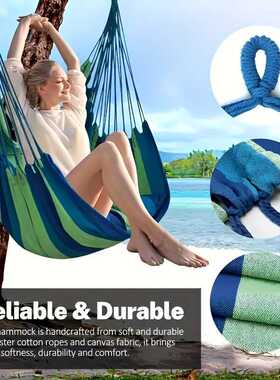 3pcs hammock set 1pc hammock with 2 pillows indoor/ outdoor