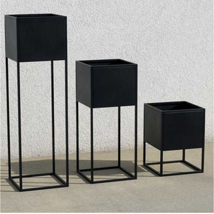 时尚 绿萝绿植花盆架 铁艺花架置物架花箱室内客厅阳台落地式