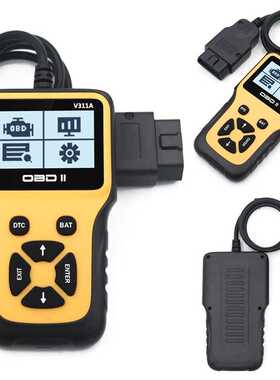 跨境清货 V311A OBD2 Code Reader Scanner 汽车故障电池诊断仪