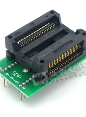 SOP44转DIP44编程座 测试座OTS-44-1.27-03 带板IC引脚间距1.27mm