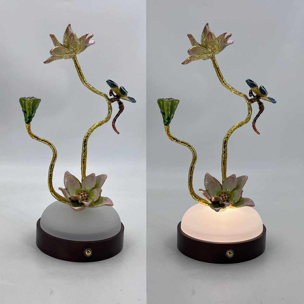 金属实木玄关台灯装饰品小夜灯氛围小夜灯桌面摆件餐桌灯极简卧室,家庭/个人清洁工具,地垫,淘宝优惠券,粉丝福利购,淘宝优惠卷