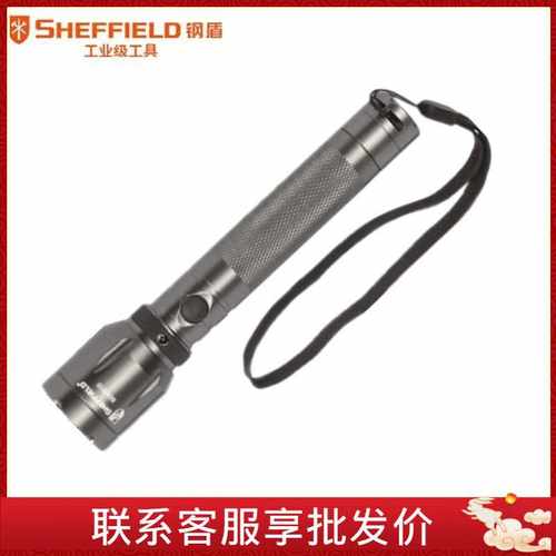 钢盾 S030010/17/18/19/20 LED充电式手电筒强光防水手电筒