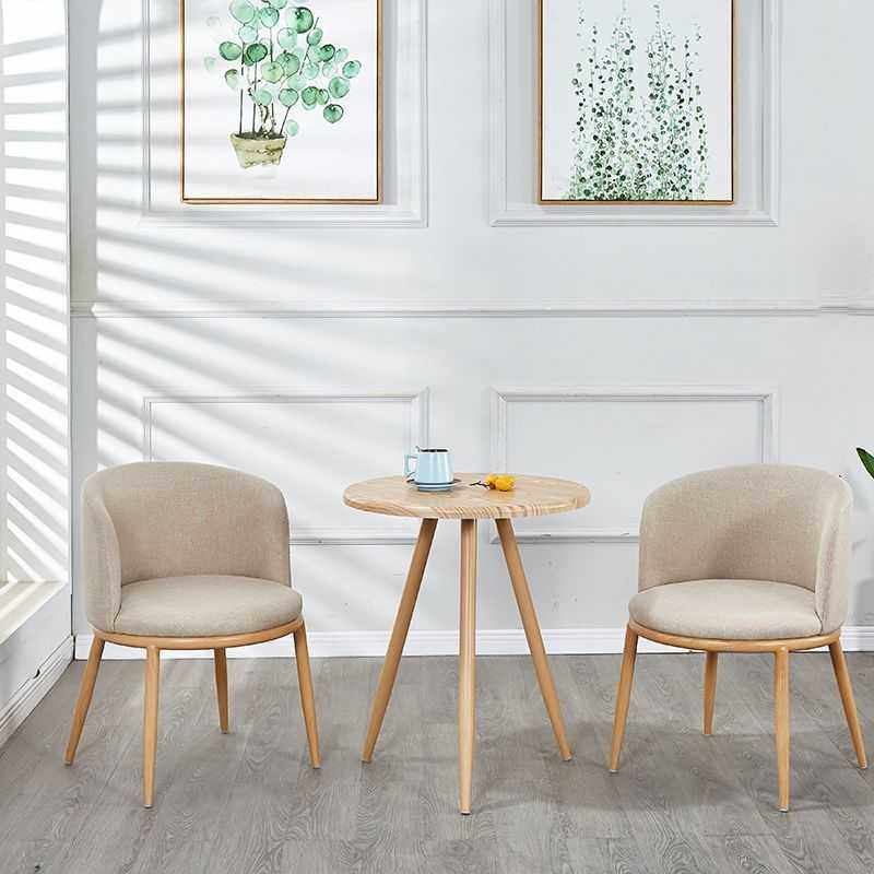 北欧简约小桌洽谈餐桌椅组合小户型休闲金属原木小圆桌仿实木边几,家庭/个人清洁工具,地垫,淘宝优惠券,粉丝福利购,淘宝优惠卷