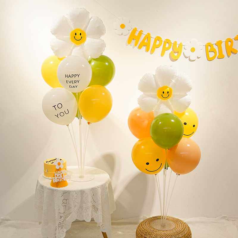 气球桌飘立柱装饰生日野餐开业场景布置派对支架底座婚房婚庆结婚