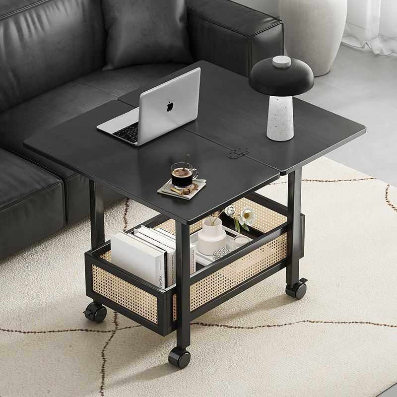 可折叠桌子小户型客厅家用沙发阳台餐桌两用实木中古推车移动茶几,家庭/个人清洁工具,地垫,淘宝优惠券,粉丝福利购,淘宝优惠卷