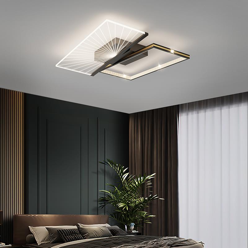 北欧灯具简约现代卧室吸顶灯创意个性极简艺术led房间卧室书房灯