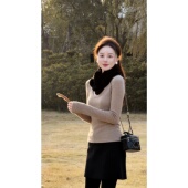 云朵打底衫 26冬 100扬子纱绵羊毛 艾文文IRIS 18针打底衫