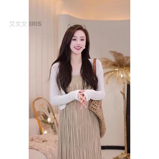 艾文文IRIS 小空调2026秋款简约百搭开衫外套小众时尚透气女装