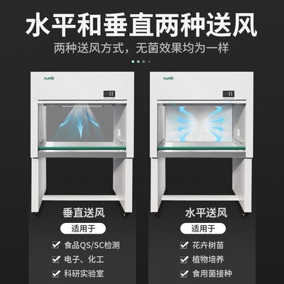 超净工作台单双人水平垂s直无尘菌实验台不锈钢工作台洁净化操作