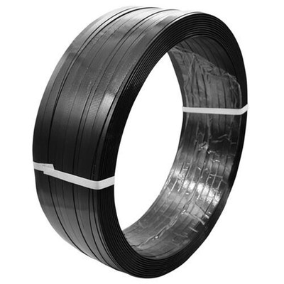 伏兴FXa767烤蓝铁皮打包带重型打包钢带金属捆扎带16mm*40kg黑色(