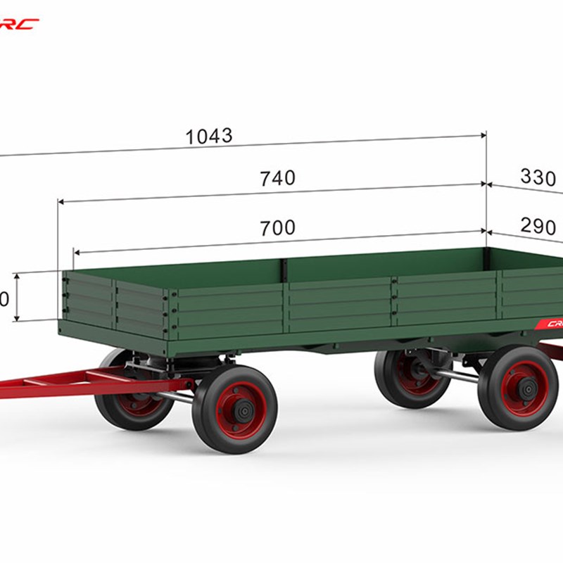 CROSSRC TL4大铁牛拖拉机1/8遥控电动四驱越Q野车差速锁RC模型车