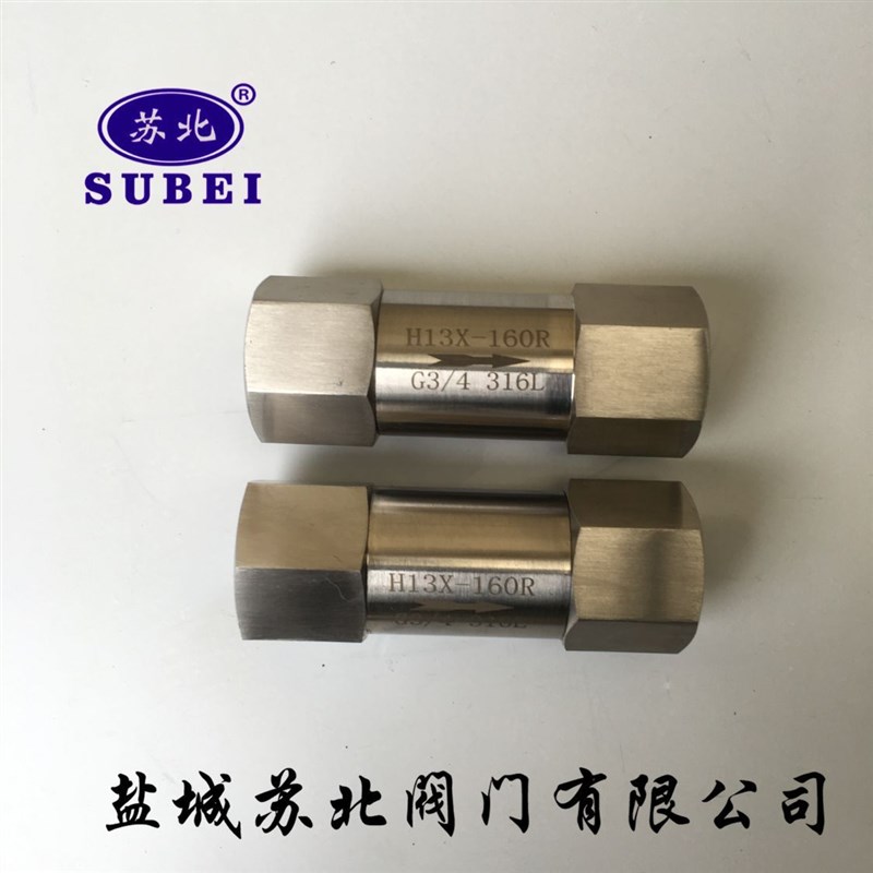 供应江苏盐城苏北牌单向阀zH13X-160RSUBEI