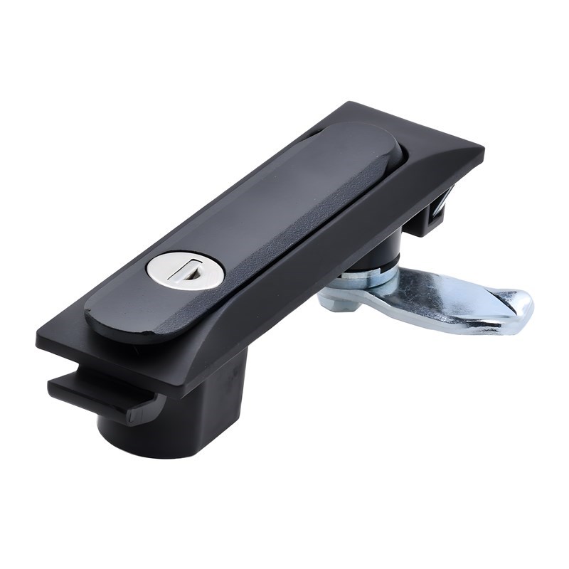 平面锁转动式无滑盖F型转动式面板锁 工业柜锁XJAT37-N/XAT38-N防