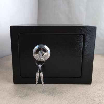 保险柜家用保管箱k防盗夹万入墙盒子办公钱箱收银箱小型钥匙保险