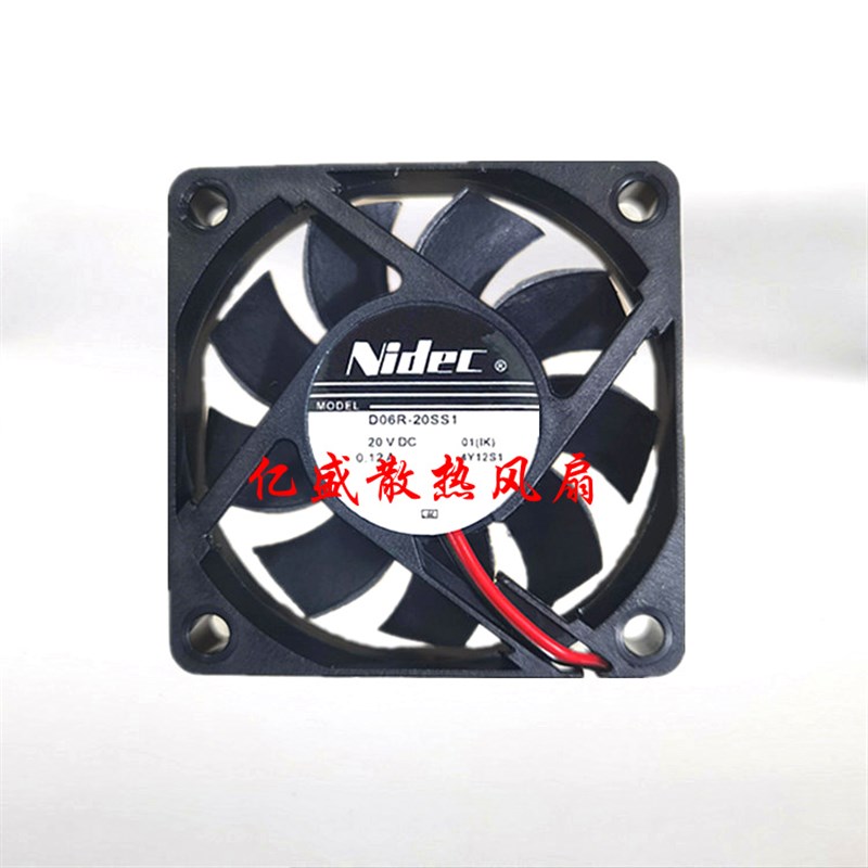 全新 Nidec D06R-20SS1 20V 0.12A 6015 6cm电饭煲散热风扇