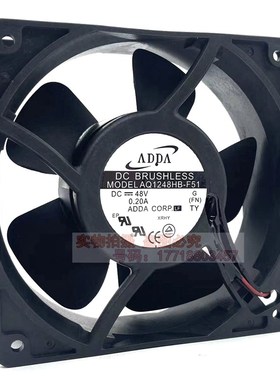 Aq1248Hb-F51逆变风扇12038 Dc48V 0.2A 12Cm/Cm防水风扇