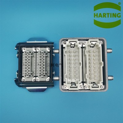 HARTING哈丁09330162601 HE-032-M/F32芯32针重载连接器航空插头