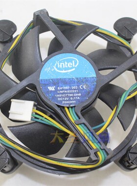 Intel英特尔E41997-002 Foxconn  0.17A  DELTA 0.6A CPU风扇