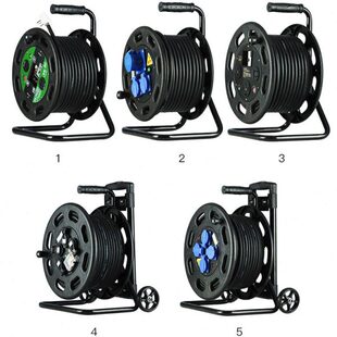 工程专用电缆盘 移动线缆盘 带线30/50/80米 大功率线轴绕线4平方