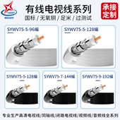 有线电视高清闭路线屏蔽信号连接线128编SYWV75 5同轴闭路线