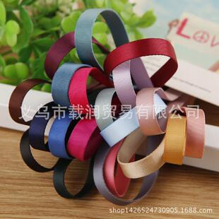 光版 辅料有光色丁丝带 发箍涤纶缎织带手工diy蝴蝶结发饰头饰服装