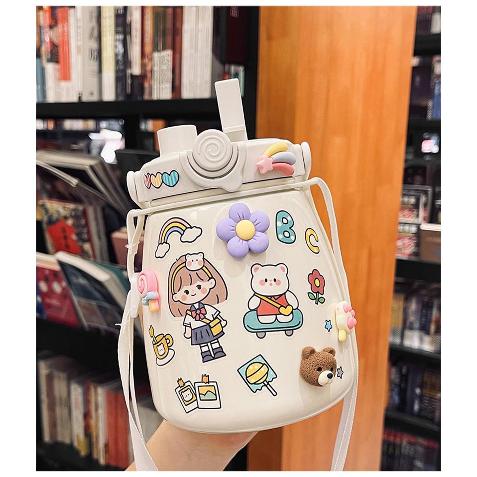 水杯1600ml大容量保温杯户外便携男不锈钢保温水壶高颜值杯子礼盒