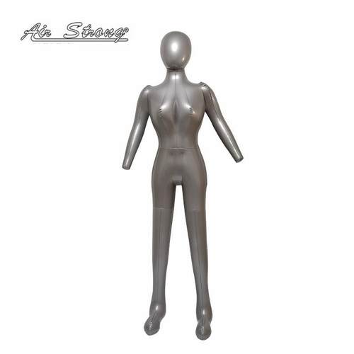 工厂现货充气模特PVC子全身带手人体模特橱窗道具攝影拍照女模特