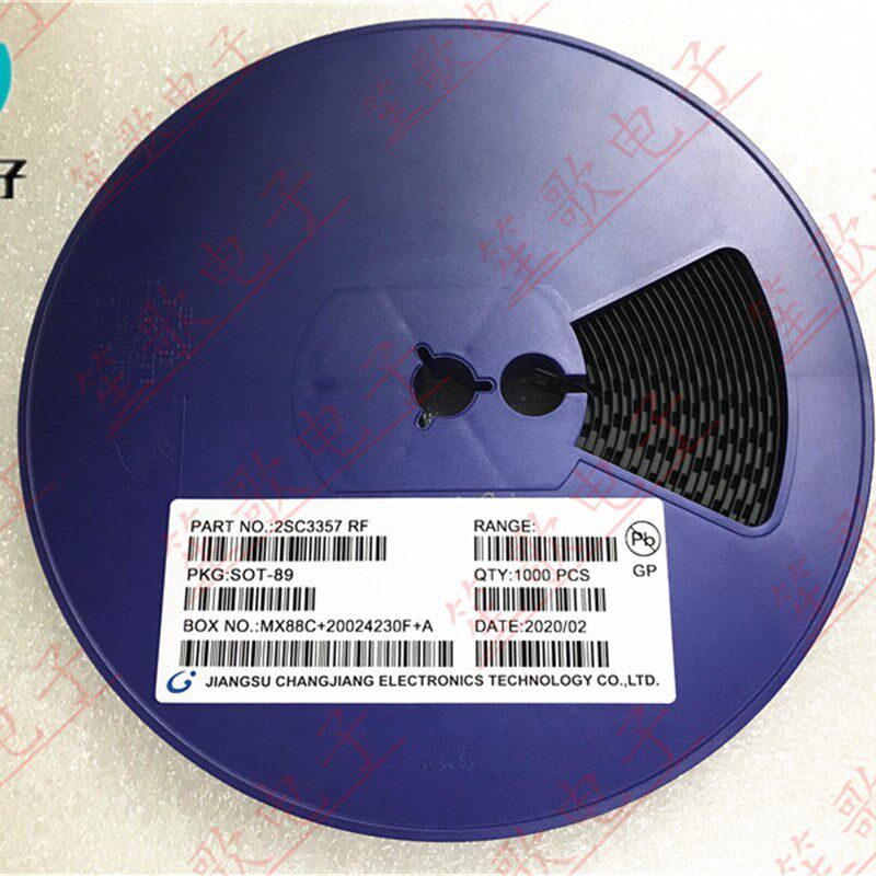 2SC3357 C3357 丝印RF/RE SOT-89封装 贴片三极管  整盘1K装