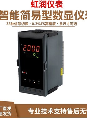 虹润仪表简易单回路数字显示控制仪温控器数显表NHR-1100ABCDEFH