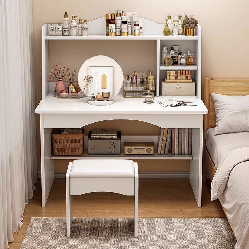 梳妆台卧室现代简约小户型简易化妆桌床边电脑书桌化妆台一体桌子