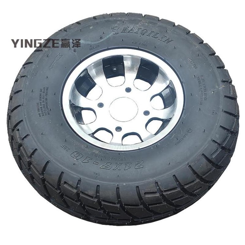 改装四轮摩托沙滩车卡丁车21X7-10寸轮胎铝合金轮毂公路轮胎真空