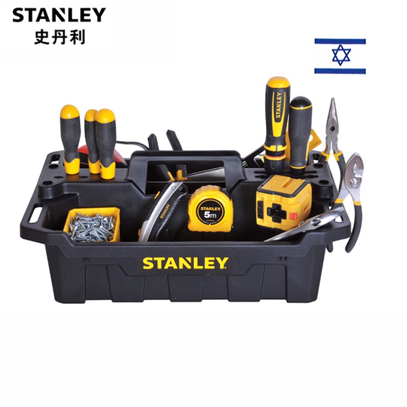 STANLEY/史丹利手提工具托盘 STST41001-8-23 塑料工具插孔零件盒