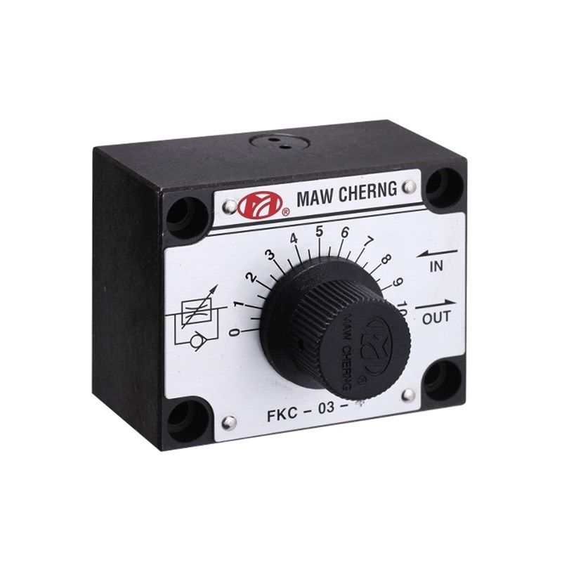 台湾原装机械式旋转流量控制阀MAW CHERNG茂承FKC-03L-4节流阀03R