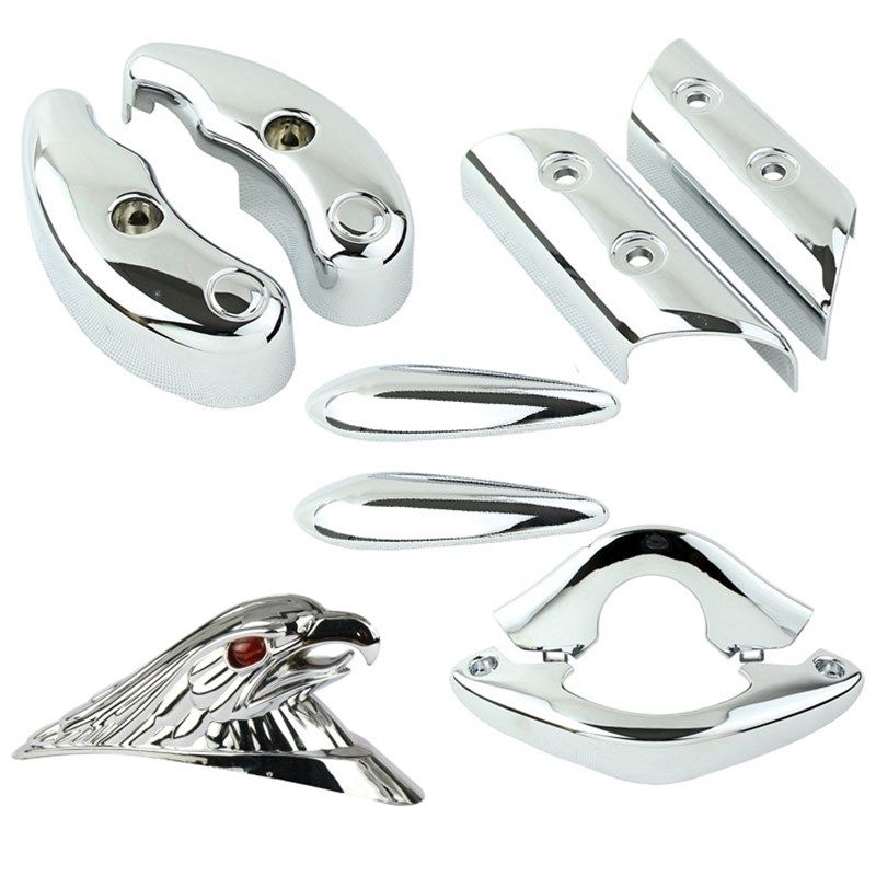 改装龟王全套电镀件面板装饰盖摇臂龙头盖大龟王王鹰头前叉护盖板,3C数码配件,USB多功能数码宝,淘宝优惠券,粉丝福利购,淘宝优惠卷