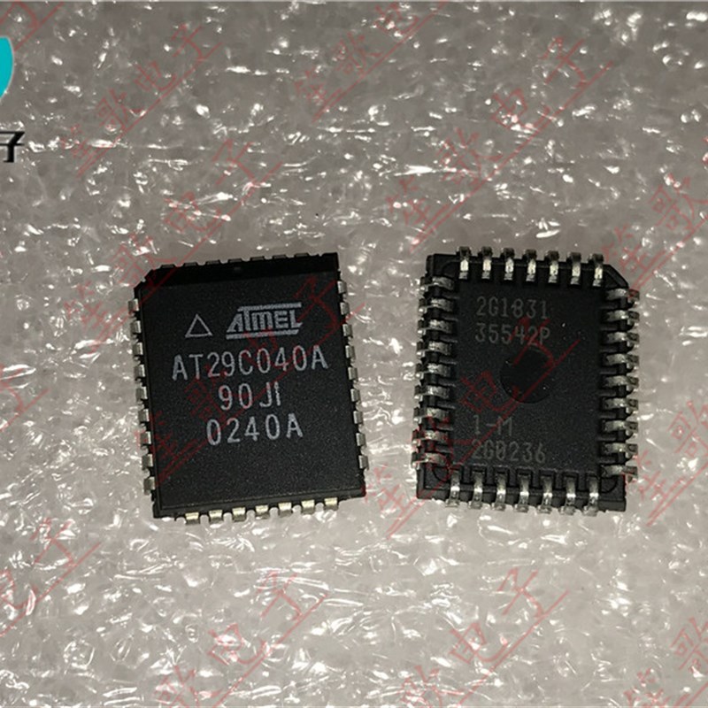 AT29C040A AT29C040A-90JI 贴片PLCC存储器FLASH闪存全新进口原装