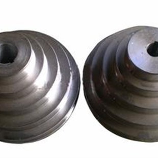 三角皮带轮 a型b型c d单槽双槽3 4 5 6槽铸铁宝塔形 小电机皮带轮