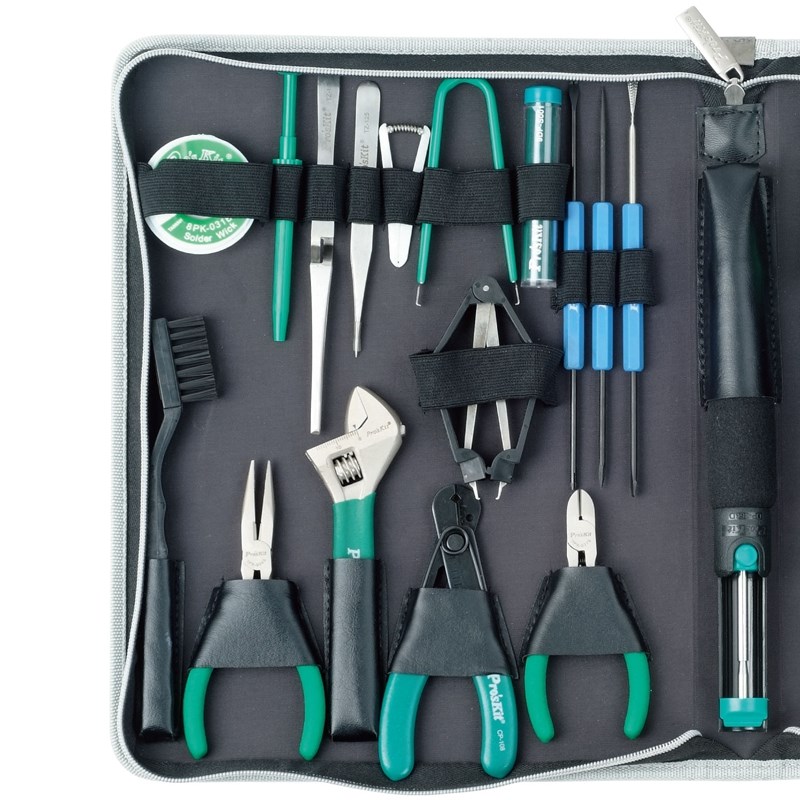 台湾宝工 PK-2088B 电子维修修护工具组 28件组 维修工具包