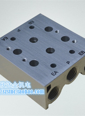 SY7120汇流板4HA3 MVSY-188 电磁阀底板 SS5Y7 底座 SMC CKD 金器