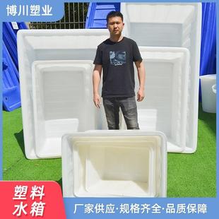加厚牛筋水箱塑料长方形养鱼龟水产养殖家用储水桶大容量水箱