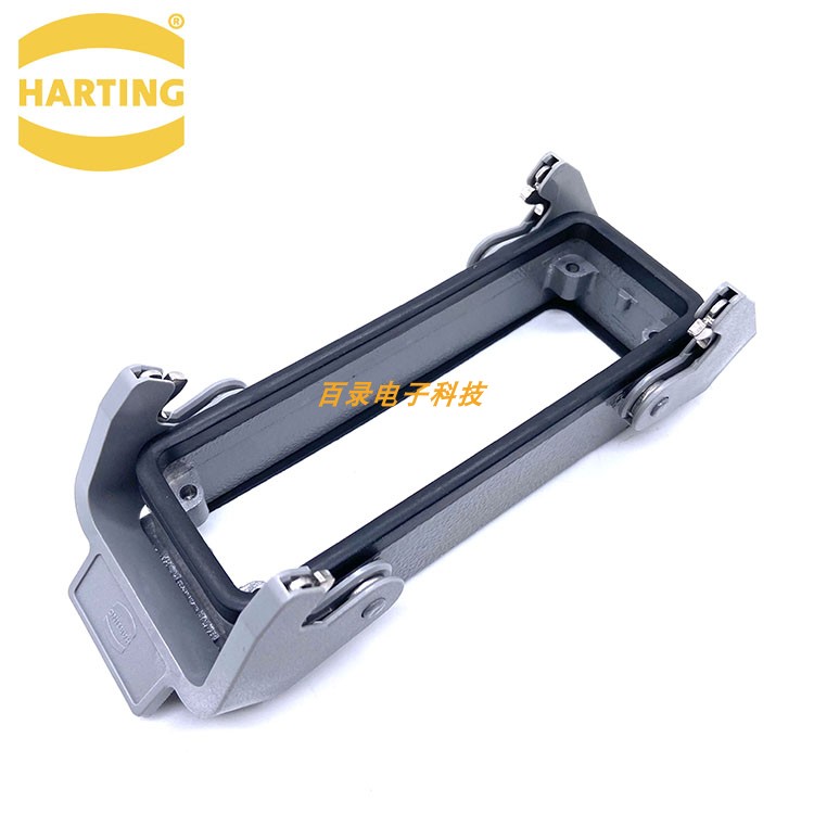 HARTING重载连接器09300240301浩亭24针芯外壳底出线哈丁航空插头